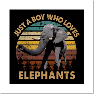 Jumbo Joy Elephant Dreams, Trendy Tee for Wildlife Aficionados Posters and Art